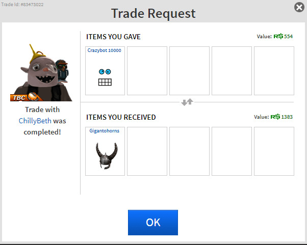 Evaluate Your Roblox Trade By Freeloading - how to send a trade request on roblox mobile