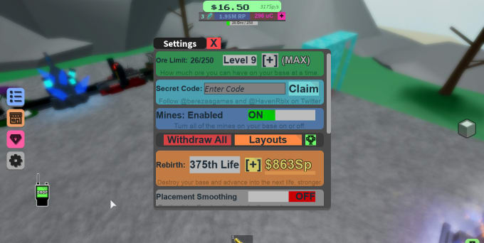 Get You A Few Rebirths In Miners Haven On Roblox - games like miners haven on roblox