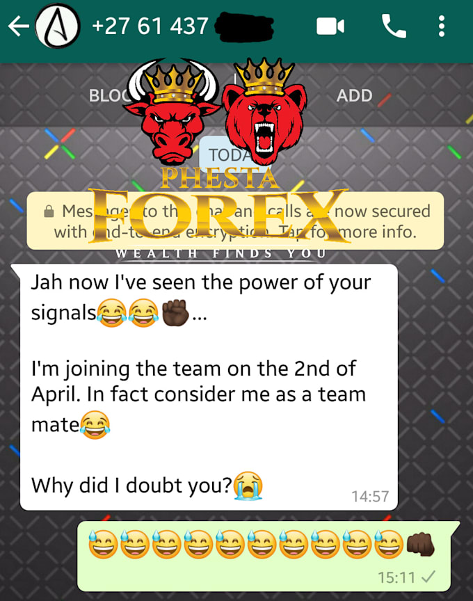 Phelosilwanyana I Will Add Y!   ou To My Secret Vip Forex Signals Group For A Month For 100 On Www Fiverr Com - 