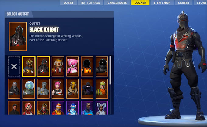 Photoshop your fortnite locker with any skin you want by Garwish
