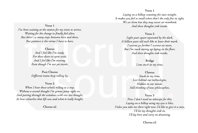Write Breathtaking Lyrics For Your Music By Fulcrumsound