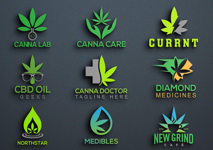 Do creative cannabis hemp weed marijuana cbd oil logo by Unikart_fahad
