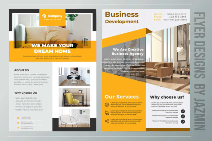 Design Foldable Brochure Company Profile Annual Report Pdf
