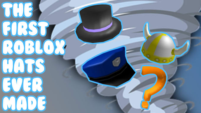 Create A Roblox Youtube Thumbnail - roblox first hat ever