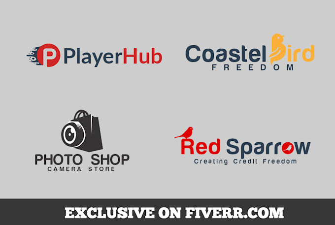 do creative minimalist logo design in 24 hours