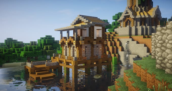 Medieval Style Buildings In Minecraft By Leukemialobster
