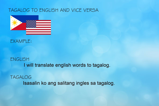 tagalog to english translator a