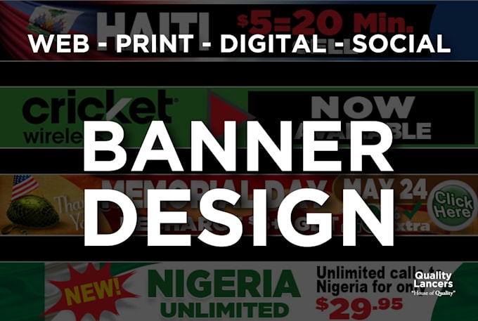 Design Banners Or Billboards For Web Print Or Digital By