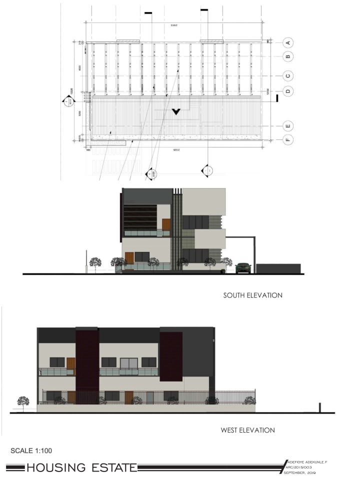 Draw your floorplan blueprint, elevations and sections by Eric_ade