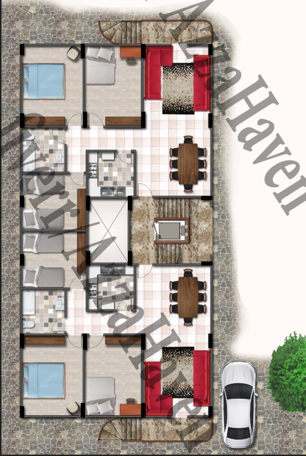 Add Texture And Furniture To Your Floor Plan By Azzahaven