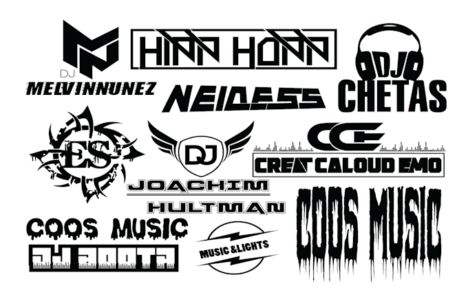 designs music band logo