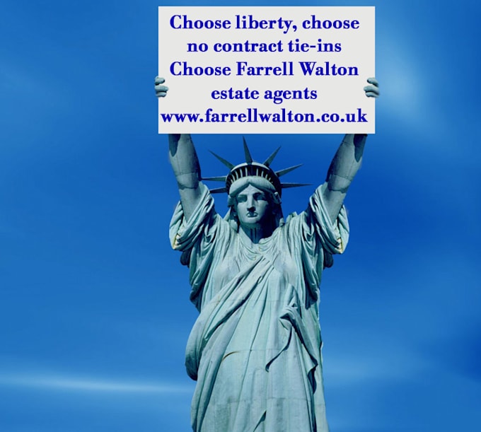 Put your message on statue of liberty sign by Pittore