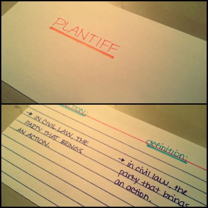 Create neat and organized flashcards or recipe cards by Adanac