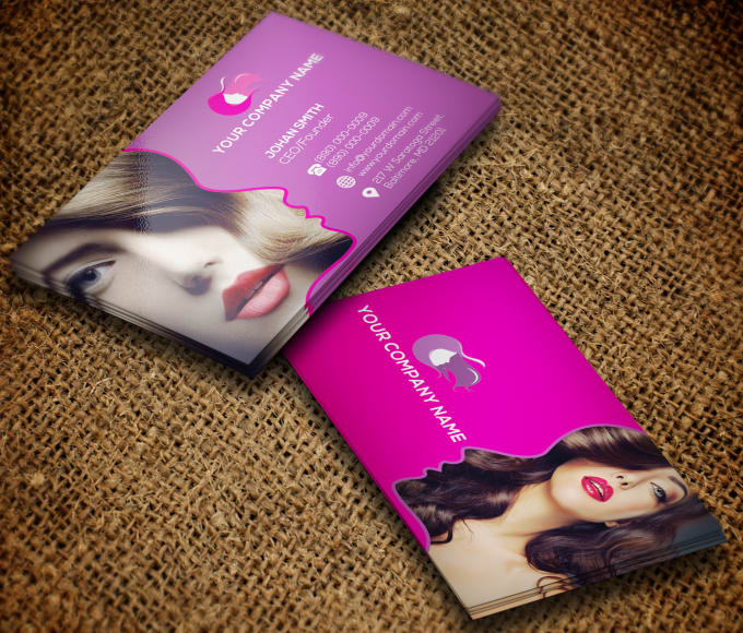 Make creative professional beauty salon business card by Lima_graphic