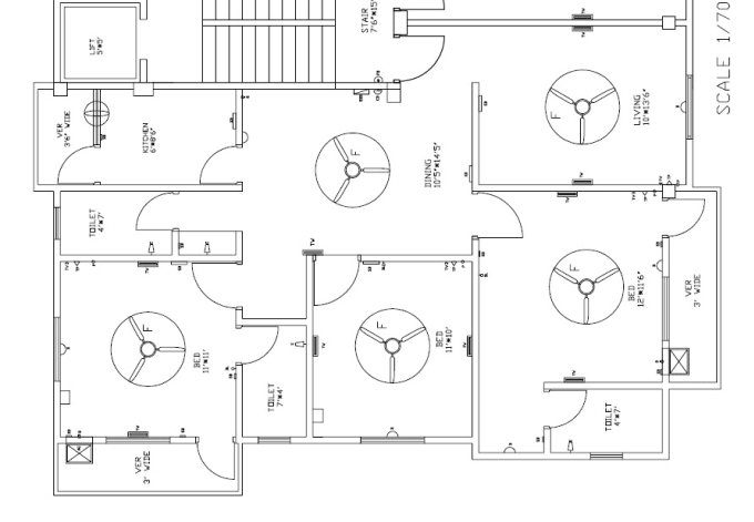 Create floor plan and electrical drawing in autocad 2d by ... 2d electrical plan 