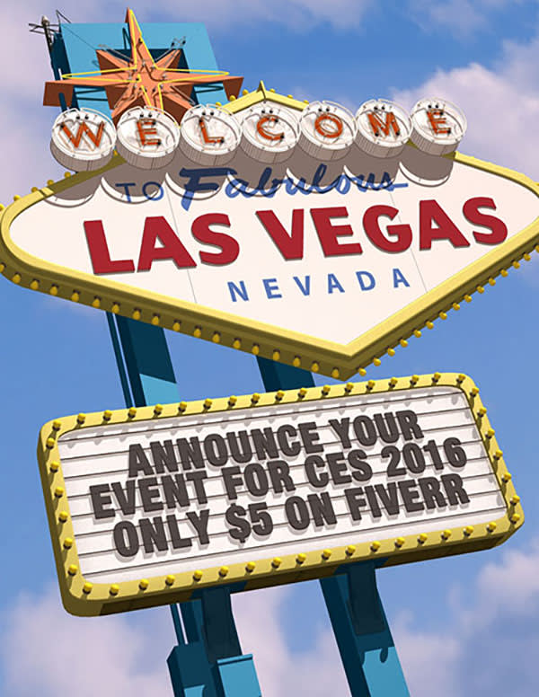 Create a personalized las vegas sign by Rossstudio