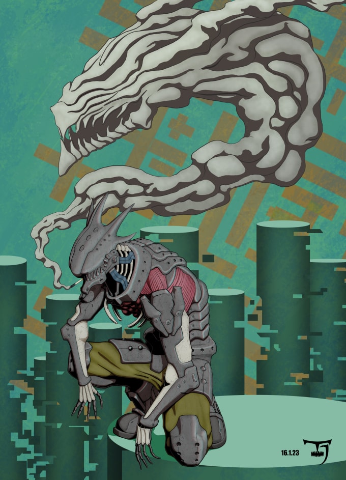 Create biopunk illustrations and cover art by Tjarts560 | Fiverr Create biopunk illustrations and cover art by Tjarts560 | Fiverr
