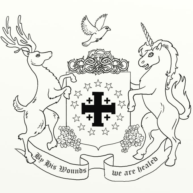 How To Draw Coat Of Arms : Arms Coat Own Knight Knutselen Feest ...