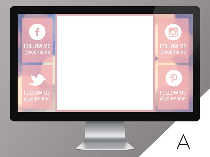 Create a youtube background for facebook live by Katiep