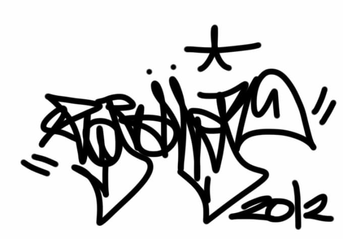 Tag your name in graffiti letters by Yngentrepreneur