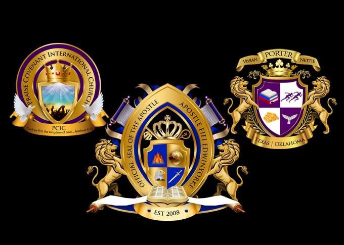 Create your new church seal logo from scratch by Oskingsconxept