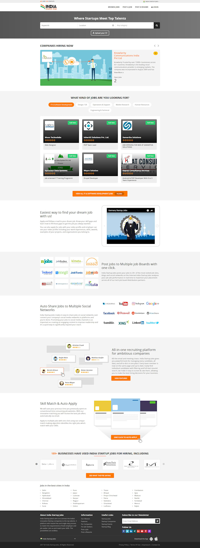 Add Your Banner Ad To High Traffic And Popular Startup Jobs
