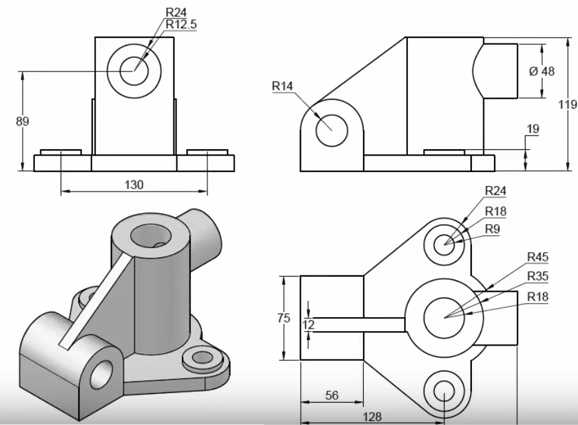 autocad models 2d