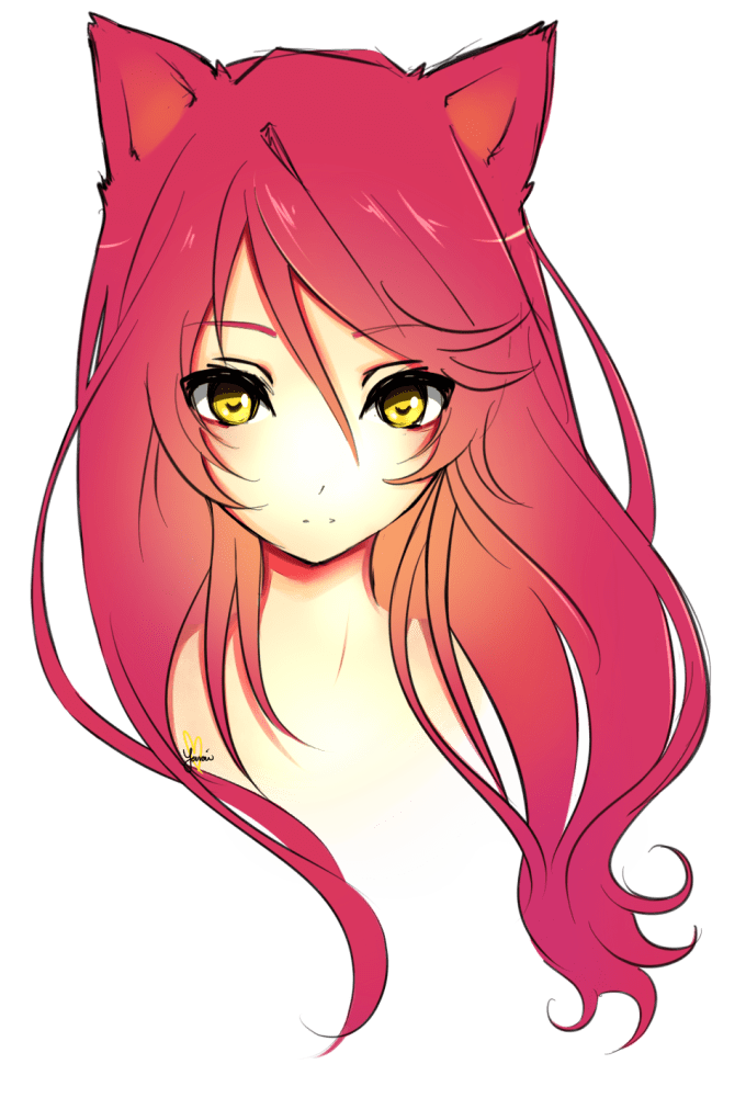 Draw Your Female Character Digitally In Cute Anime Style By Nanahira 3481