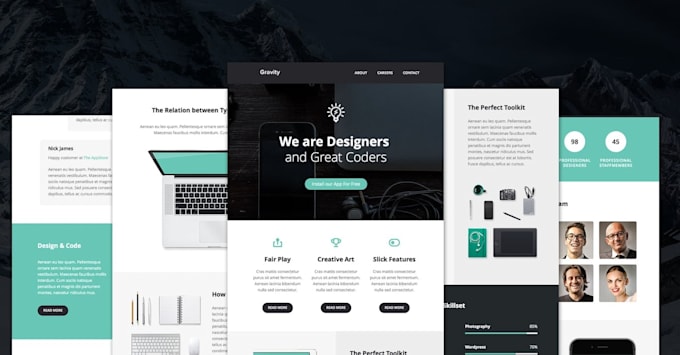 design responsive email template