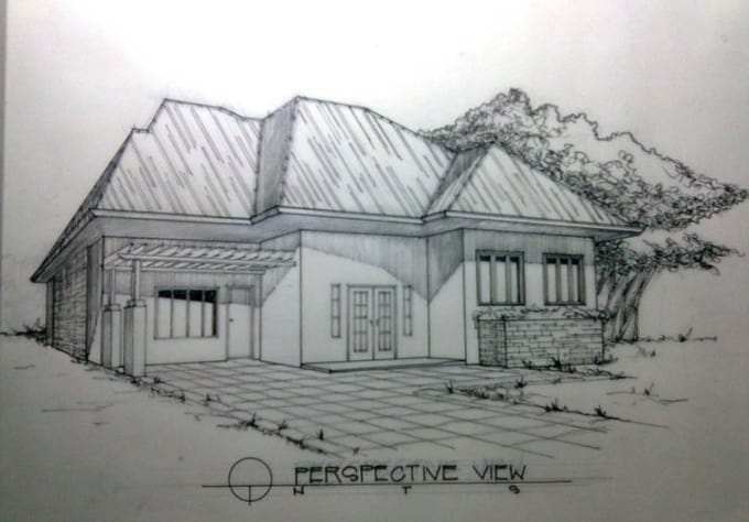 Freesraf I Will Draw And Design Your Dream House Or Any Bldg For 5 On Wwwfiverrcom