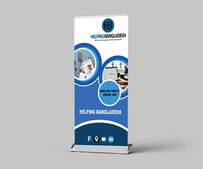 Do Roll Up Banner Design In 24 Hours Delivery By Sabbirhossin202