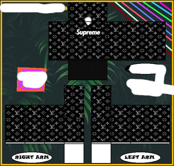 Steal Any Shirt You Would Like On Roblox By Xejcole - supreme tattoo roblox