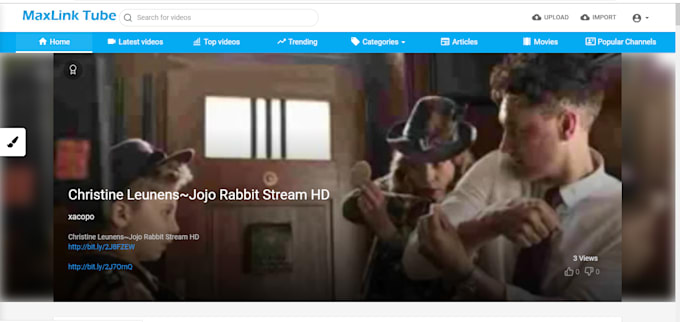 Do self hosted video sharing site like youtube by Maxlink | Fiverr