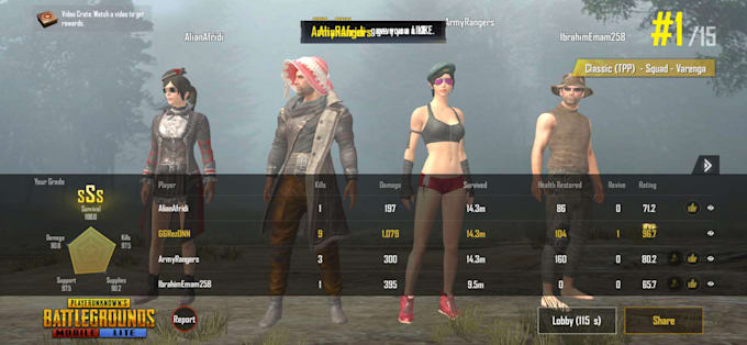 Play pubg mobile, lite and free fire for you by Greenleaftea Fiverr