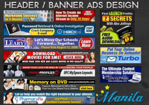 Design Banner Ads Web Header Facebook Cover And More By Manila