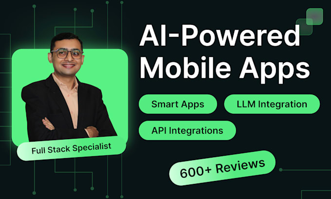 AI Powered Mobile App with Chatbot Automation