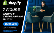 设置7数字shopify dropshipping网站或在线商店