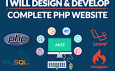 develop full PHP website
