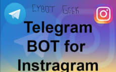 i will smart telegram bot for instagram e!   ngagement - telegram bot for instagram followers