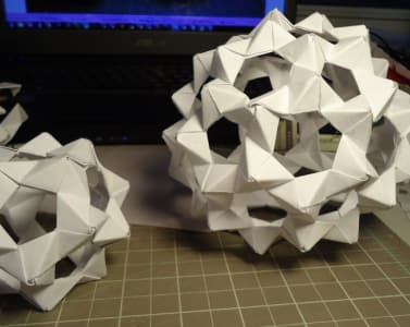 origami buckyball