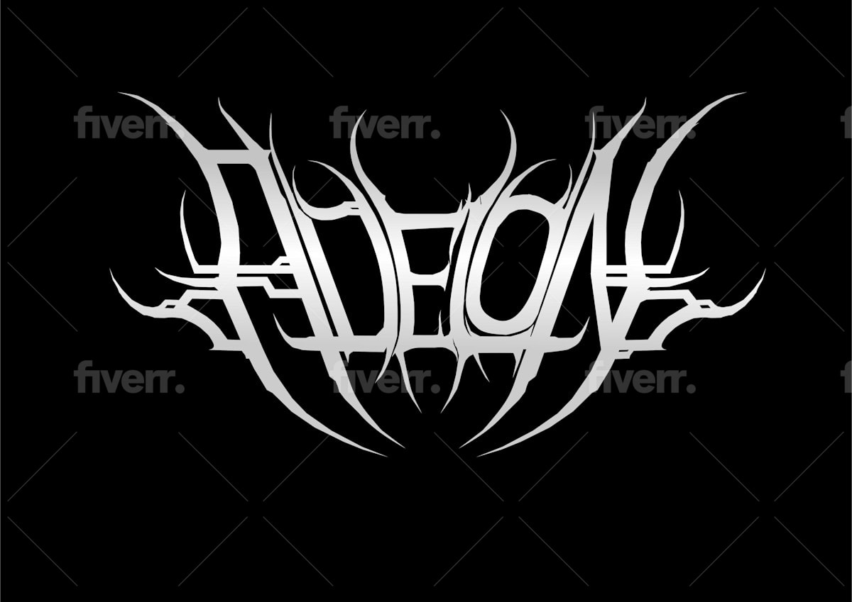 Design technical death metal logo n progressive death metal by Visualdefect