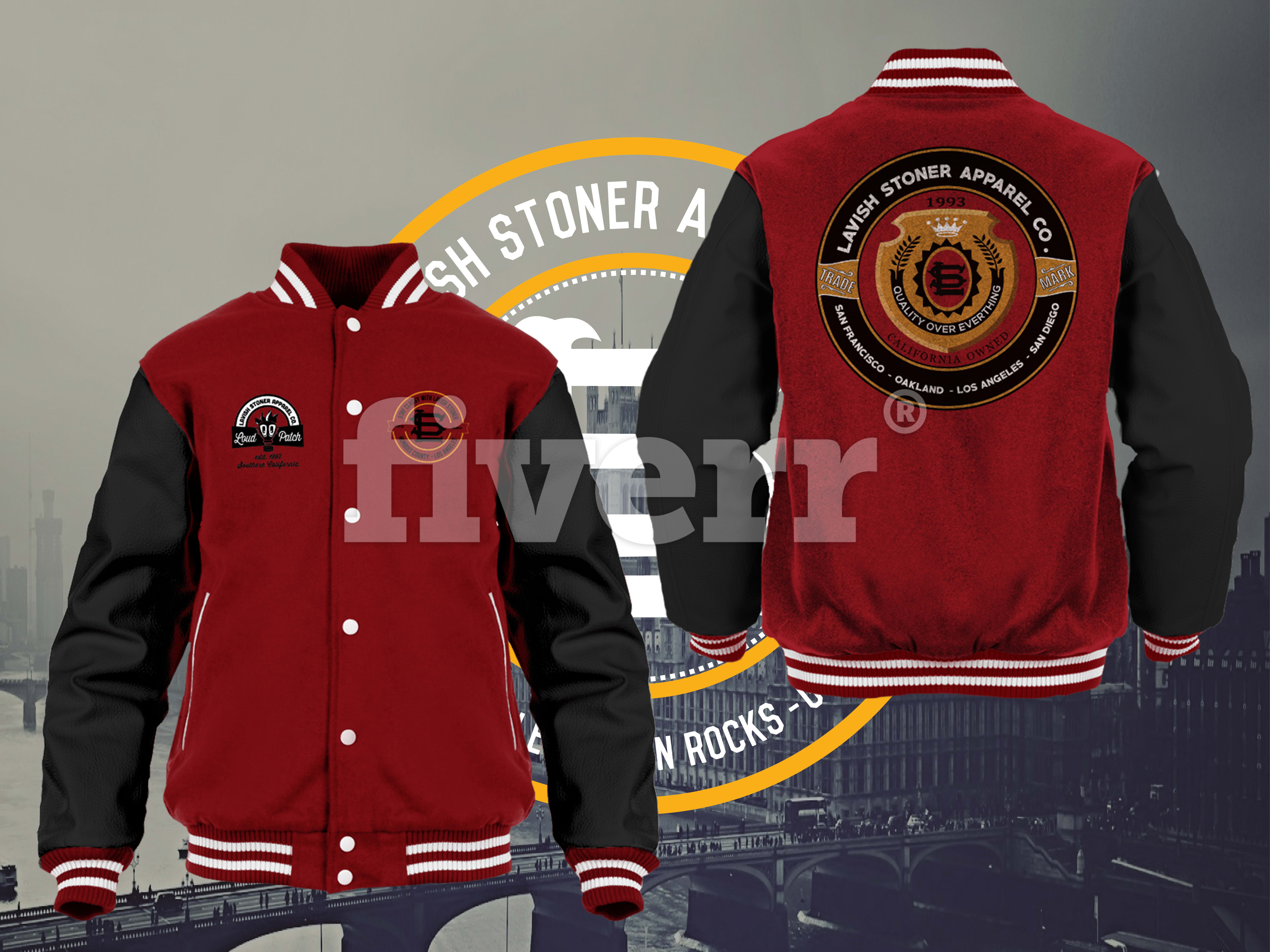 Download Create a college varsity jacket mockup by Trymzoslo