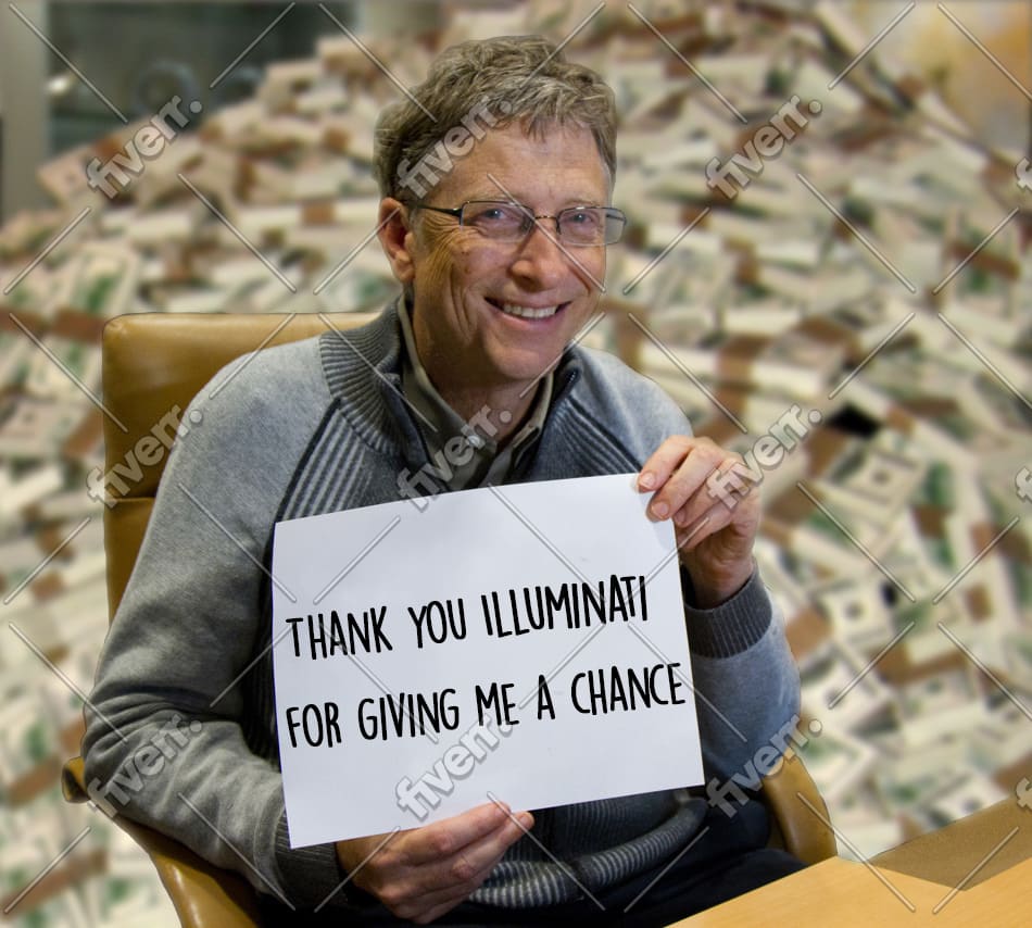 Make Bill Gates Hold A Sign By Lambikas Make Bill Gates Hold A Sign By Lambikas