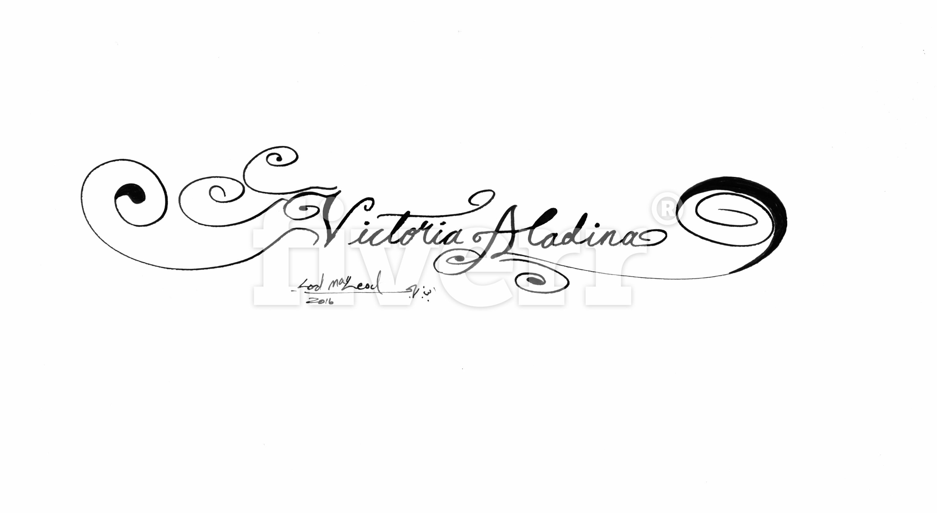 Write Your Name In Cursive Calligraphy Style By Fouadisms
