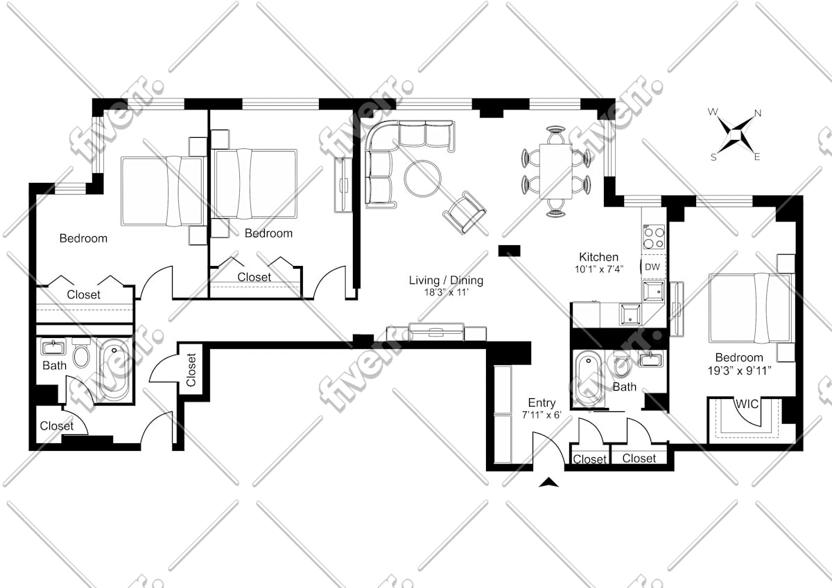 Draw A Floor Plan In Coreldraw By Roplans