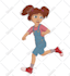 illustrate flat vector fashion or cartoon characters