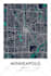 design city map poster or wall art print