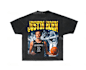 design a unique vintage style bootleg rap tee for you