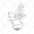 draw instructions manuals or convert photos to line drawing