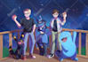 draw pokemon fan art and you as trainer